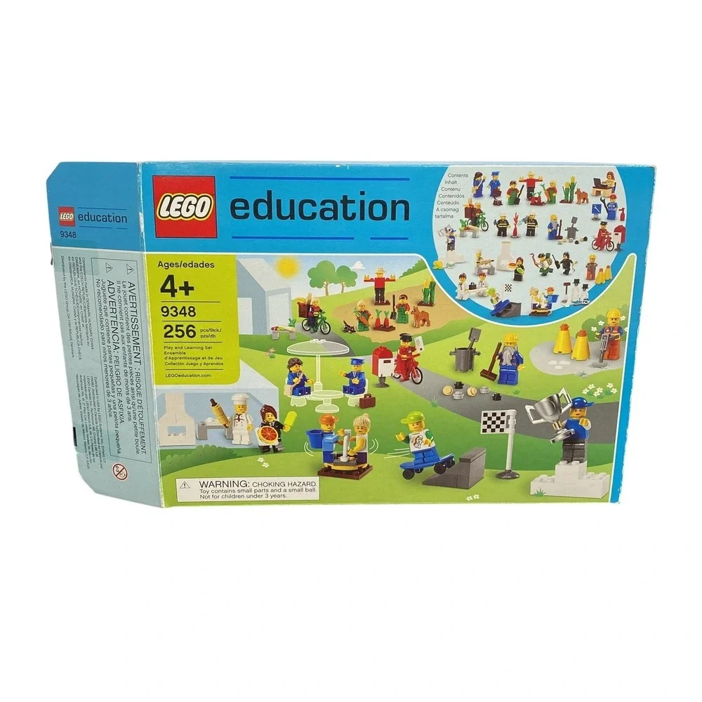 LEGO Education 9348 Play And‎ Learning Set 256 Piece Complete 4+ Kids Box